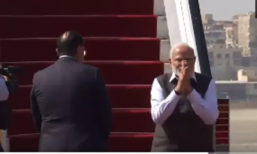 எகிப்து பயணத்தை முடித்துக் கொண்டு டெல்லி புறப்பட்டார் பிரதமர் மோடி