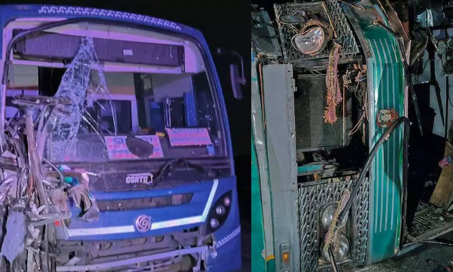 ஒடிசாவில் பேருந்துகள் நேருக்குநேர் மோதியதில் 10 பேர் பலி ஒடிசாவில் பேருந்துகள் நேருக்குநேர் மோதியதில் 10 பேர் பலி