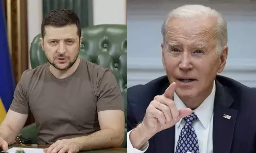 ரஷியா இக்கட்டான நிலையை சந்தித்தபோது ஜோ பைடன் உடன் ஆலோசனை நடத்திய ஜெலன்ஸ்கி