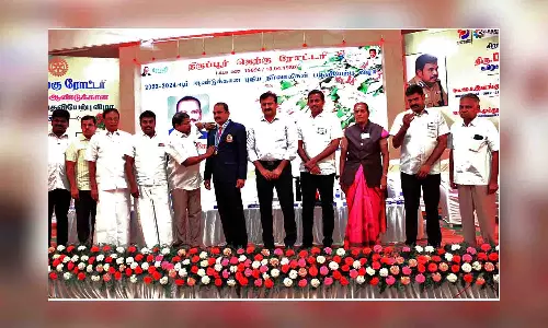 திருப்பூர் தெற்கு ரோட்டரி புதிய நிர்வாகிகள் பதவியேற்பு விழா