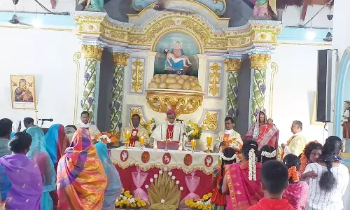 மத்திகிரி புனித ஆரோக்கிய அன்னை பாரம்பரிய   ஆலயத்தில் நூற்றாண்டு தொடக்க விழா