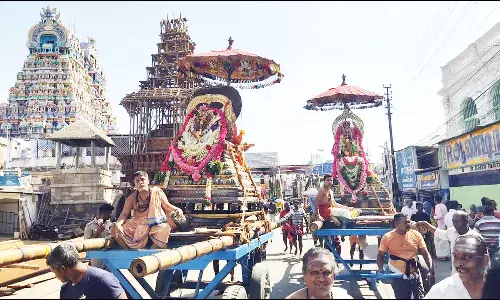 நெல்லையப்பர் கோவிலில் ஆனி திருவிழா:சுவாமி-அம்பாள் வீதி உலா