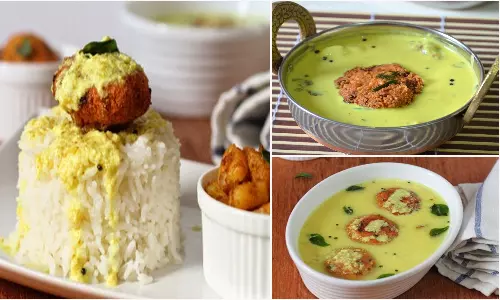 கலக்கலான சுவையில் வடை மோர் குழம்பு