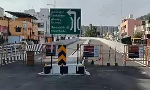 பெருங்களத்தூர் மேம்பாலத்தின் மற்றொரு பகுதி நாளை திறப்பு