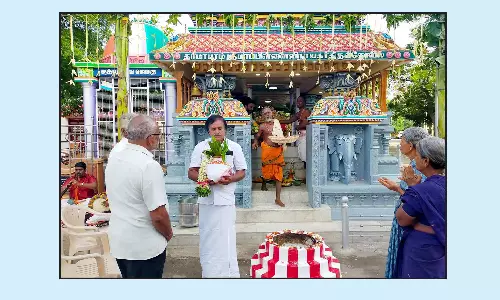 மாப்பிள்ளை விநாயகர் கோவில் வருடாபிஷேகம்