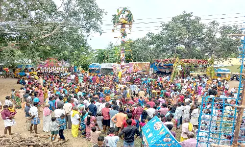 சனிக்கவாடி கிராமத்தில் அர்ஜூனன் தபசு