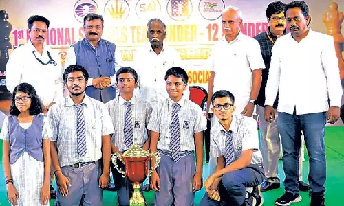 அமலோற்பவம் பள்ளியில் தேசிய அளவிலான செஸ் போட்டி