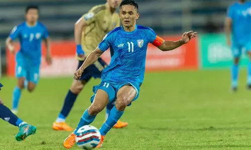 தெற்காசிய கால்பந்து போட்டி - இந்தியா, குவைத் அணிகள் மோதிய போட்டி டிரா