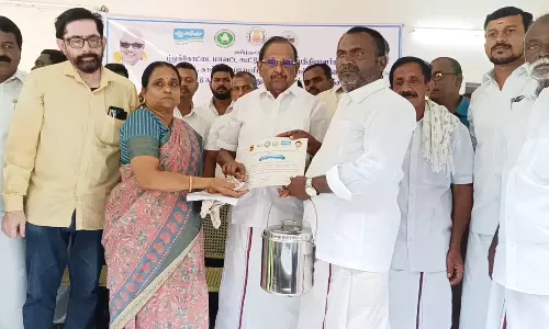 தனியாருக்கு நிகராக அரசு பள்ளி திகழ்கிறது-அமைச்சர் எஸ்.ரகுபதி பெருமிதம்