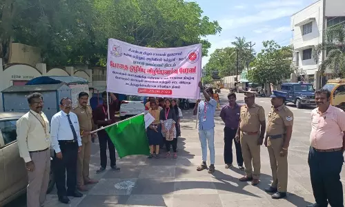 கரூரில் போதை ஒழிப்பு விழிப்புணர்வு பேரணி