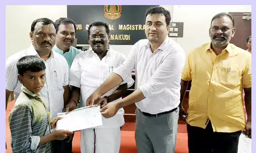 முதன்முறையாக வழங்கப்பட்ட காணிக்கர் சாதி சான்றிதழ்