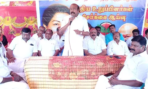 பாதாள சாக்கடை திட்டத்தில் பணிகள் நடைபெறவில்லை: ராஜன் செல்லப்பா எம்.எல்.ஏ. குற்றச்சாட்டு