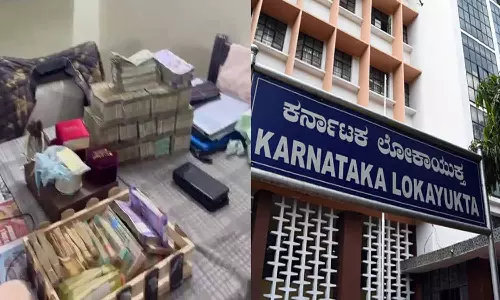 கர்நாடகாவில் லோக் ஆயுக்தா அதிகாரிகள் அதிரடி சோதனை.. தாசில்தார் வீட்டில் கட்டுக்கட்டாக சிக்கிய பணம்