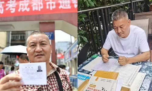 விடாமுயற்சிக்கு உதாரணம்: 27வது முறையாக பல்கலைக்கழக நுழைவுத்தேர்வு எழுதிய சீன கோடீஸ்வரர்