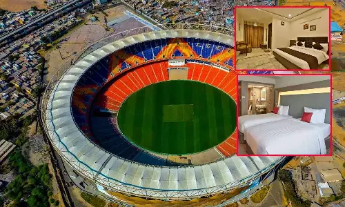 இந்தியா- பாகிஸ்தான் போட்டி: அகமதாபாத்தில் விண்ணைத் தொடும் நட்சத்திர ஓட்டல் ரூம் வாடகை