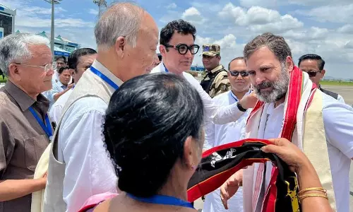 இரண்டு நாள் பயணமாக மணிப்பூர் விரைந்தார் ராகுல் காந்தி