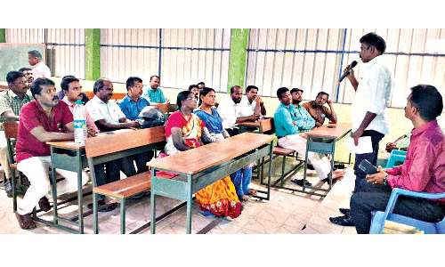 ஆசிரியர் முன்னேற்ற சங்கத்தின் பொறுப்பாளர்களுக்கு பயிற்சி பட்டறை