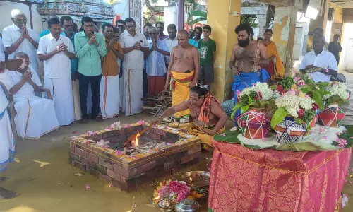 செல்லீஸ்வரர் கோவிலில் திருப்பணி வேலைகள் தொடக்கம்