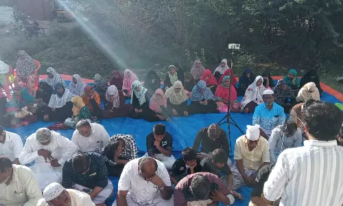 பக்ரீத் பண்டிகைைய முன்னிட்டு அரியலூர் மாவட்ட பள்ளி வசால்களில் சிறப்பு தொழுகை