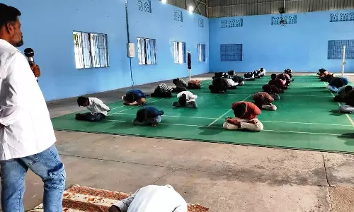 புதுக்கோட்டை மவுண்ட்சீயோன் பொறியியல்-தொழில் நுட்பக்கல்லூரியில் சர்வதேச யோகாதினம்