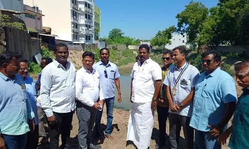 கருவடிகுப்பம் குளம் ரூ.90 லட்சத்தில் புனரமைப்பு