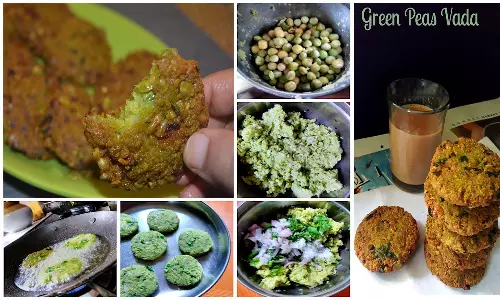 சூப்பரான ஸ்நாக்ஸ் பச்சை பட்டாணி வடை