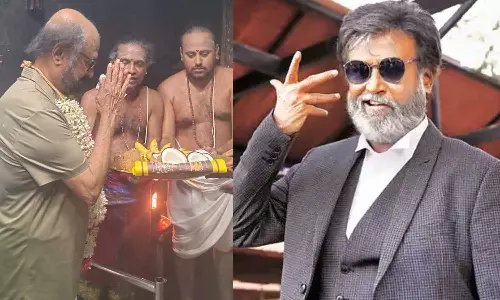 திருவண்ணாமலை கோவிலில் ரஜினி சாமி தரிசனம்.. ரசிகர்கள் திரண்டதால் பரபரப்பு