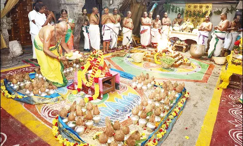 திருப்பதி கோவிந்தராஜசாமி கோவிலில் ஜேஷ்டாபிஷேகம் தொடக்கம்