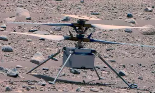 செவ்வாய் கிரகத்துக்கு சென்ற சிறிய ரக ஹெலிகாப்டரை தொடர்பு கொண்ட நாசா- விஞ்ஞானிகள் மகிழ்ச்சி