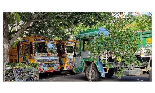விவசாய நிலத்தில் மருத்துவக்கழிவுகளை கொட்டிய  லாரிகளை சிறைபிடித்த பொது மக்கள்