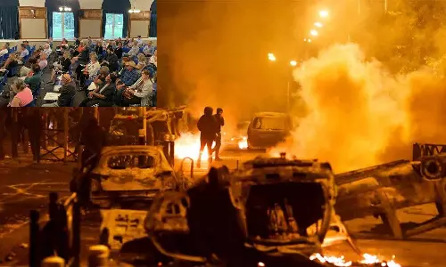 பிரான்சில் கொல்லப்பட்ட சிறுவன் உடல் அடக்கம்- ஏராளமான இளைஞர்கள் கண்ணீர்மல்க அஞ்சலி