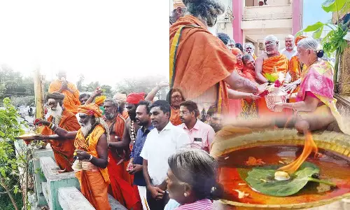 திருப்பூரில் நொய்யல் ஆற்றுக்கு ஆரத்தி எடுத்து வழிபாடு