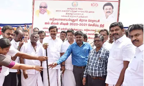 பல்லடம் பகுதியில் ரூ.5.45 கோடி மதிப்பிலான நலத்திட்ட பணிகள் அமைச்சர் மு.பெ. சாமிநாதன் தொடங்கி வைத்தார்