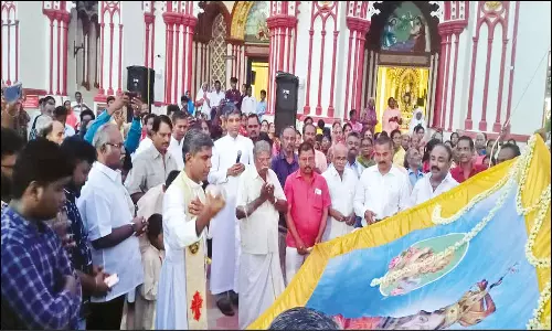 இடைக்காட்டூர் திரு இருதய ஆண்டவர் ஆலய திருவிழா தொடக்கம்