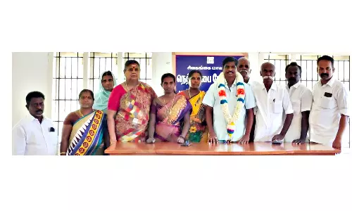 நெற்குப்பை பேரூராட்சி கூட்டத்தில் புதிய தலைவர் தேர்வு