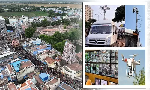 சுழலும் காமிராக்கள் மூலம் கண்காணிப்பு