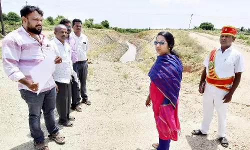 எண்ணேகொள் கால்வாய் திட்ட பணிகளை கலெக்டர் ஆய்வு