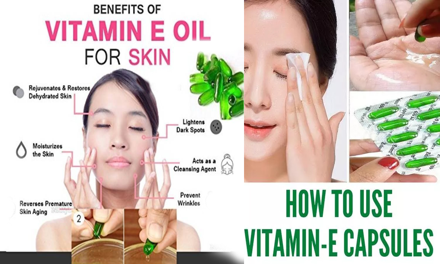 வைட்டமின் ஈ எண்ணெயை தலை முதல் கால் வரை பயன்படுத்துவதால் ஏற்படும்