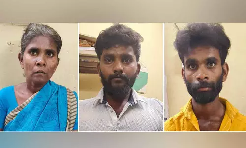 கண்டமனூரில் தொழிலாளியை கொன்று நாடகமாடிய மனைவி, மகன்கள் கைது
