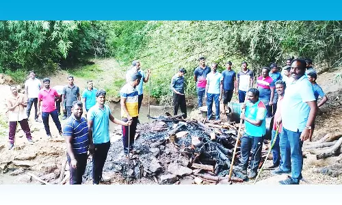 டிரோன் கேமரா மூலம் போலீசார் சாராய வேட்டை