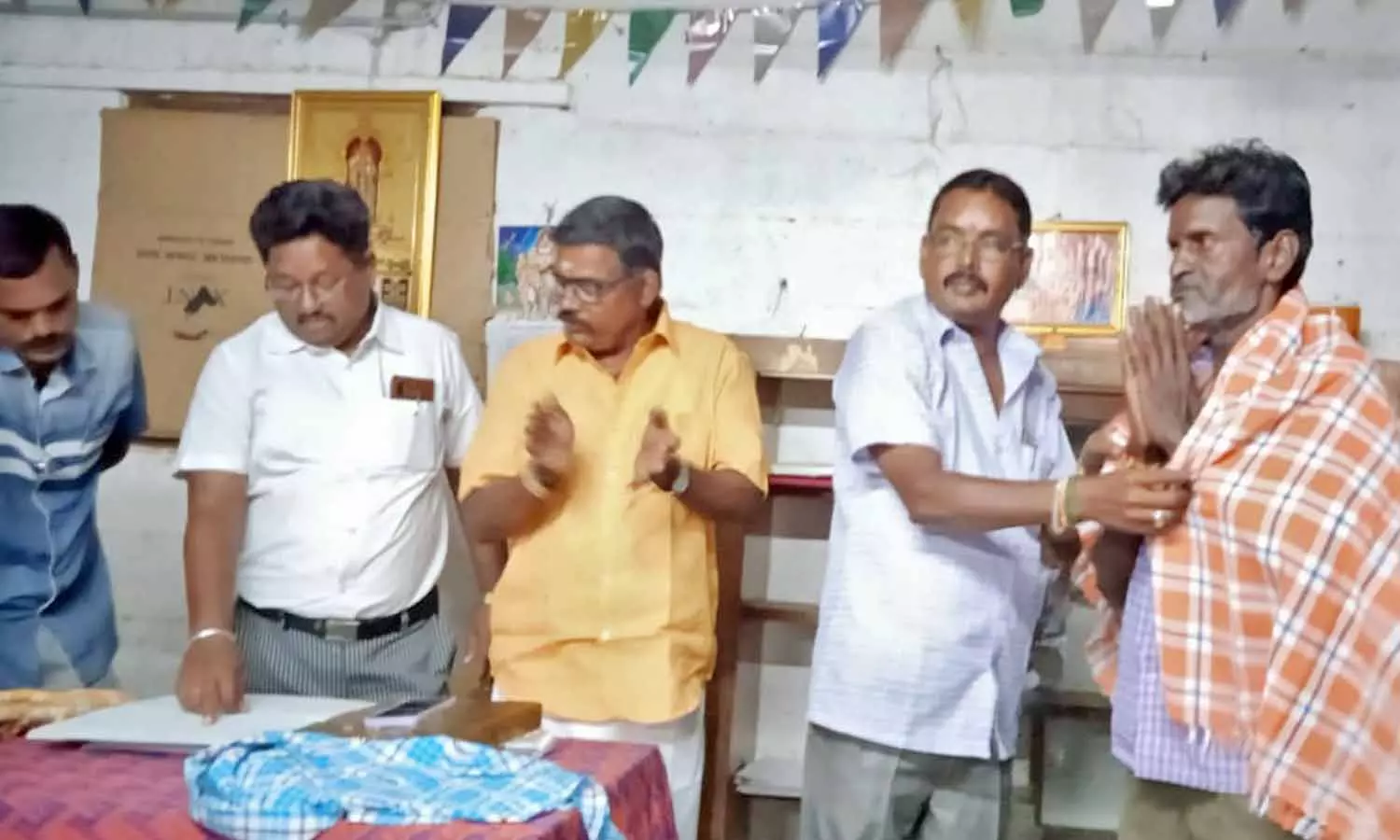 வெள்ளகோவிலில் கட்டட கலைஞர்கள் நல சங்க ஆலோசனைக் கூட்டம்