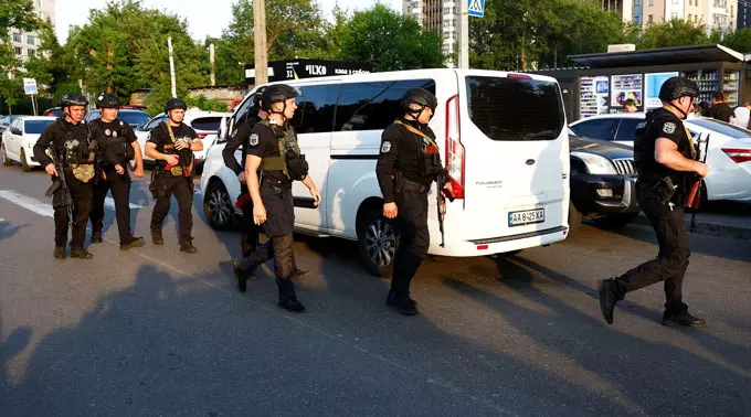 உக்ரைன் தலைநகர் கீவ் நீதிமன்றத்தில் குண்டு வெடிப்பு