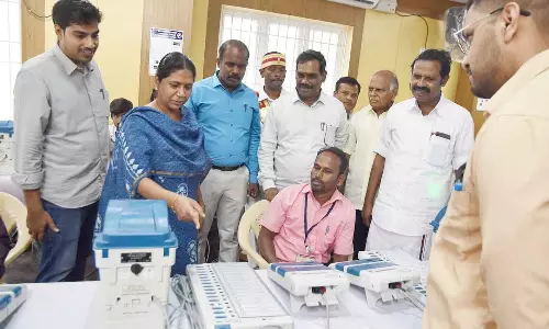 மின்னணு வாக்குப்பதிவு எந்திரங்களின் முதல்நிலை சரிபார்ப்பு பணி