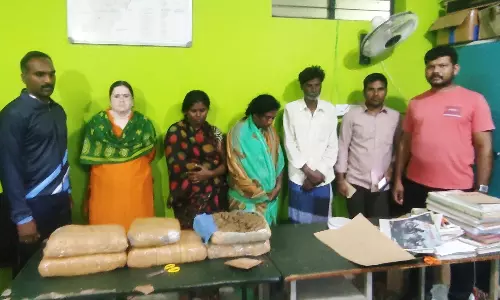 அரசுப்பேருந்தில் கஞ்சா கடத்திய அண்ணன், தங்கை உட்பட 3 பேர் கைது- 10 கிலோ கஞ்சா பறிமுதல்