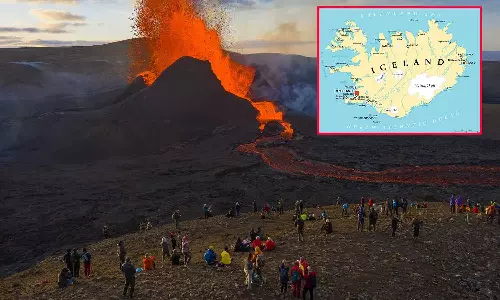 நம்ப முடிகிறதா...! ஐஸ்லாந்தில் ஒரே நாளில்  1600 நில அதிர்வுகள்