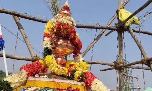 திருமயம் கடியாபட்டி அருகே செந்தாமரைக்கண்ணன் பெருமாள் கோவில் கும்பாபிஷேகம்