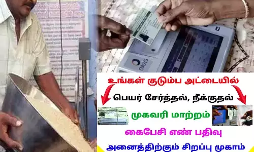 திருப்பூா் மாவட்டத்தில் பொது விநியோகத்திட்ட சிறப்பு குறைதீா்க்கும் முகாம் 8-ந்தேதி நடக்கிறது