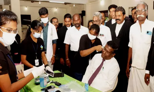 நாகர்கோவில் கோர்ட்டில் இலவச மருத்துவ முகாம்