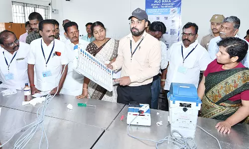 வாக்குப்பதிவு எந்திரங்கள் சரிபார்க்கும் பணி