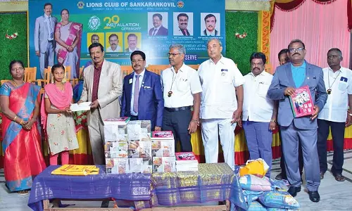 சங்கரன்கோவில் அரிமா சங்க புதிய நிர்வாகிகள் பதவியேற்பு